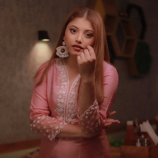 Rich onion pink kurta