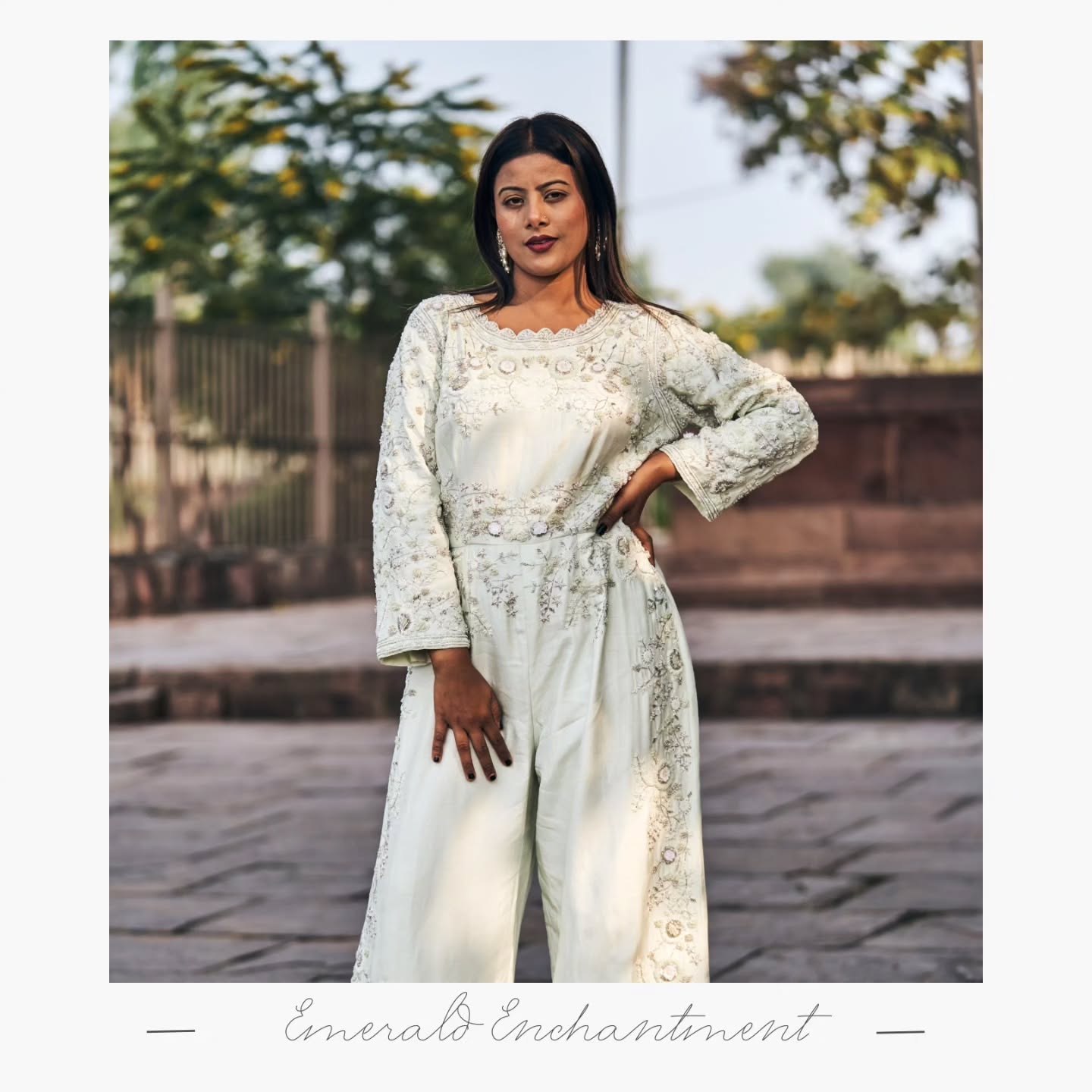 Green shade jumpsuit