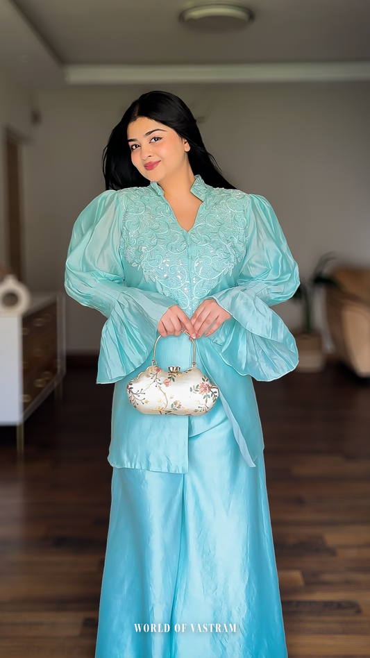 Disha bharti Wearing Peplum Set