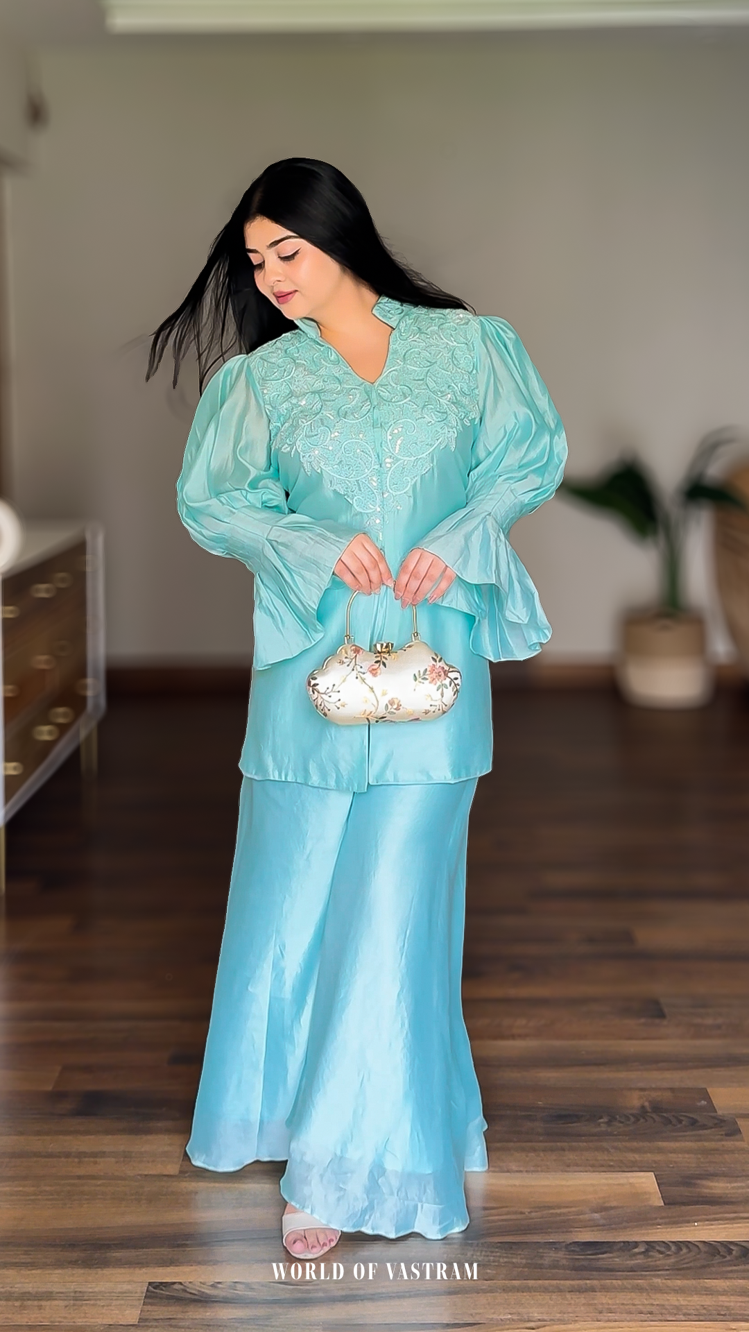 Disha bharti Wearing Peplum Set