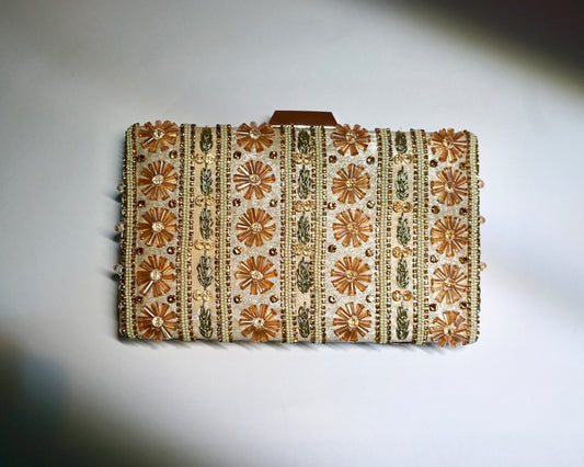 Floral Motif Clutch