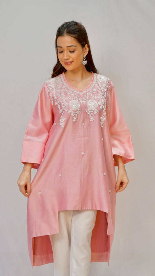 Baby pink Kurta