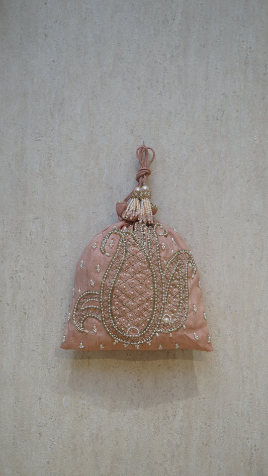 Blush Pink Potli Bag