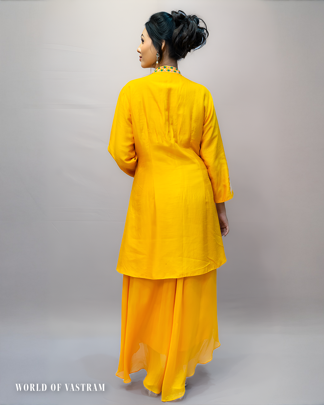 Straight cut kurta with Dhoti