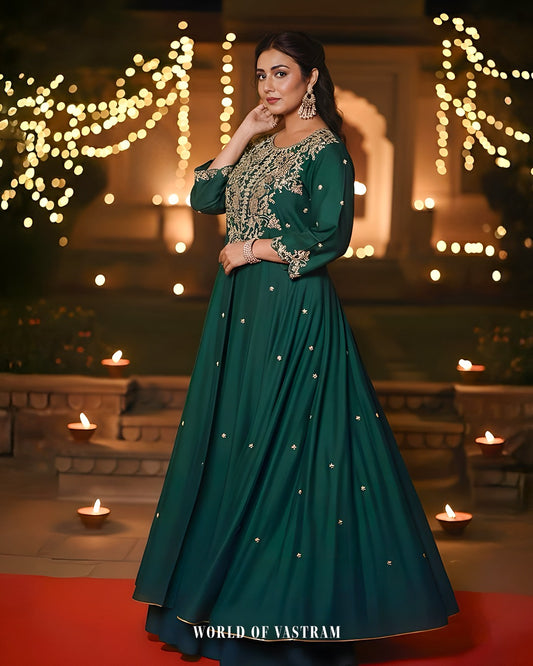 GREEN Anarkali Gown