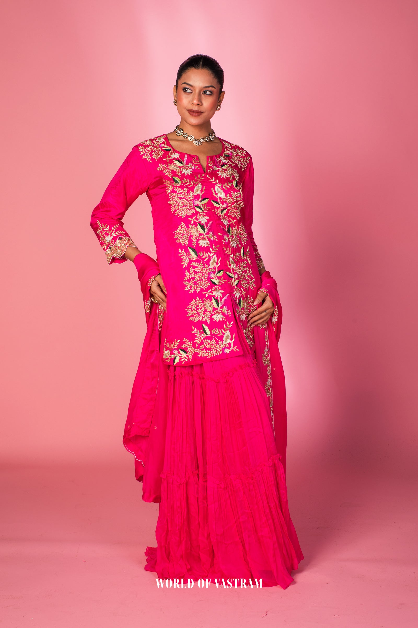 Gulnaar Garden Gharara Set
