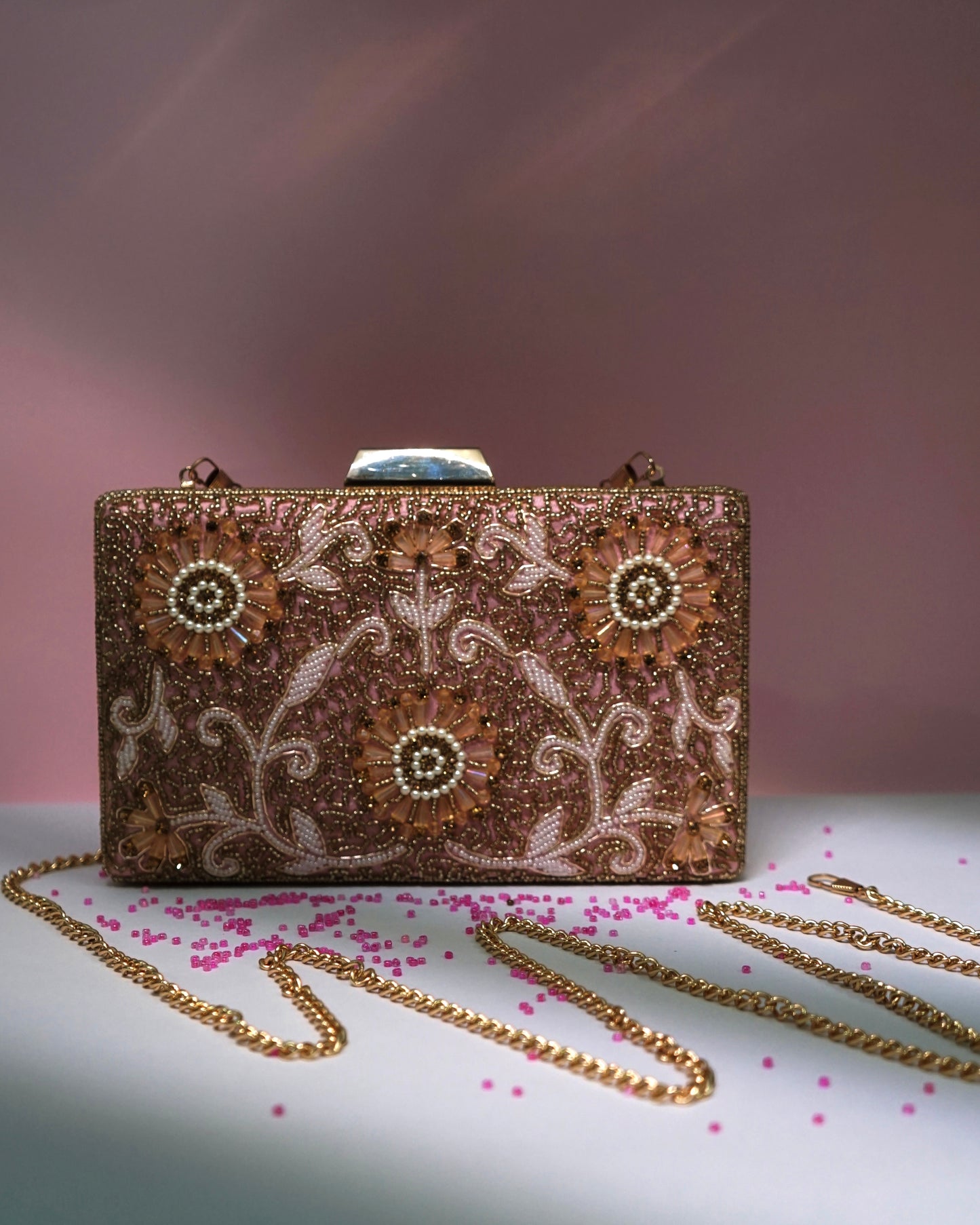 Blush pink Clutch