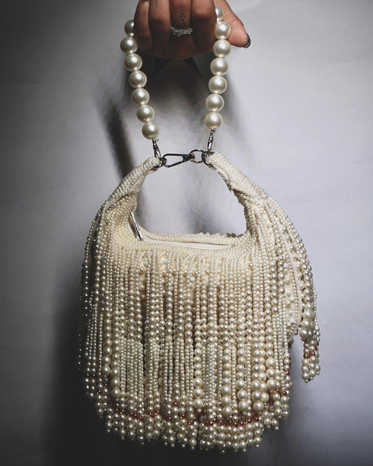 Pearl Embellished HandBag