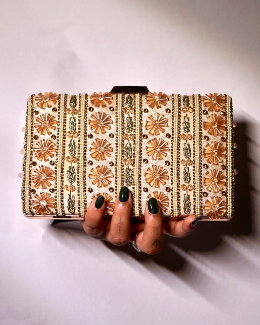 Floral Motif Clutch