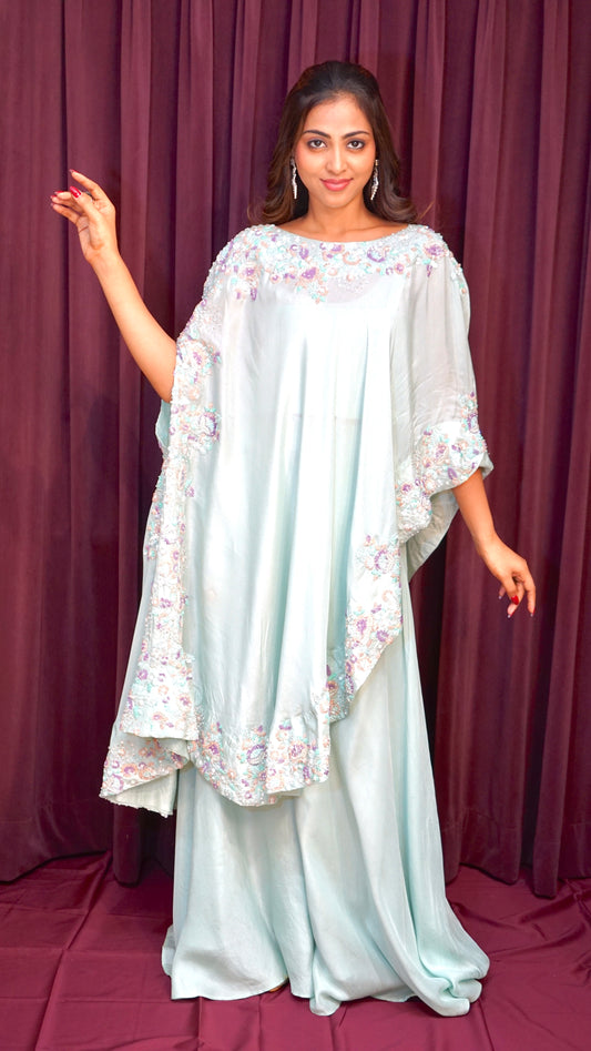Blue Kaftan Style Dress