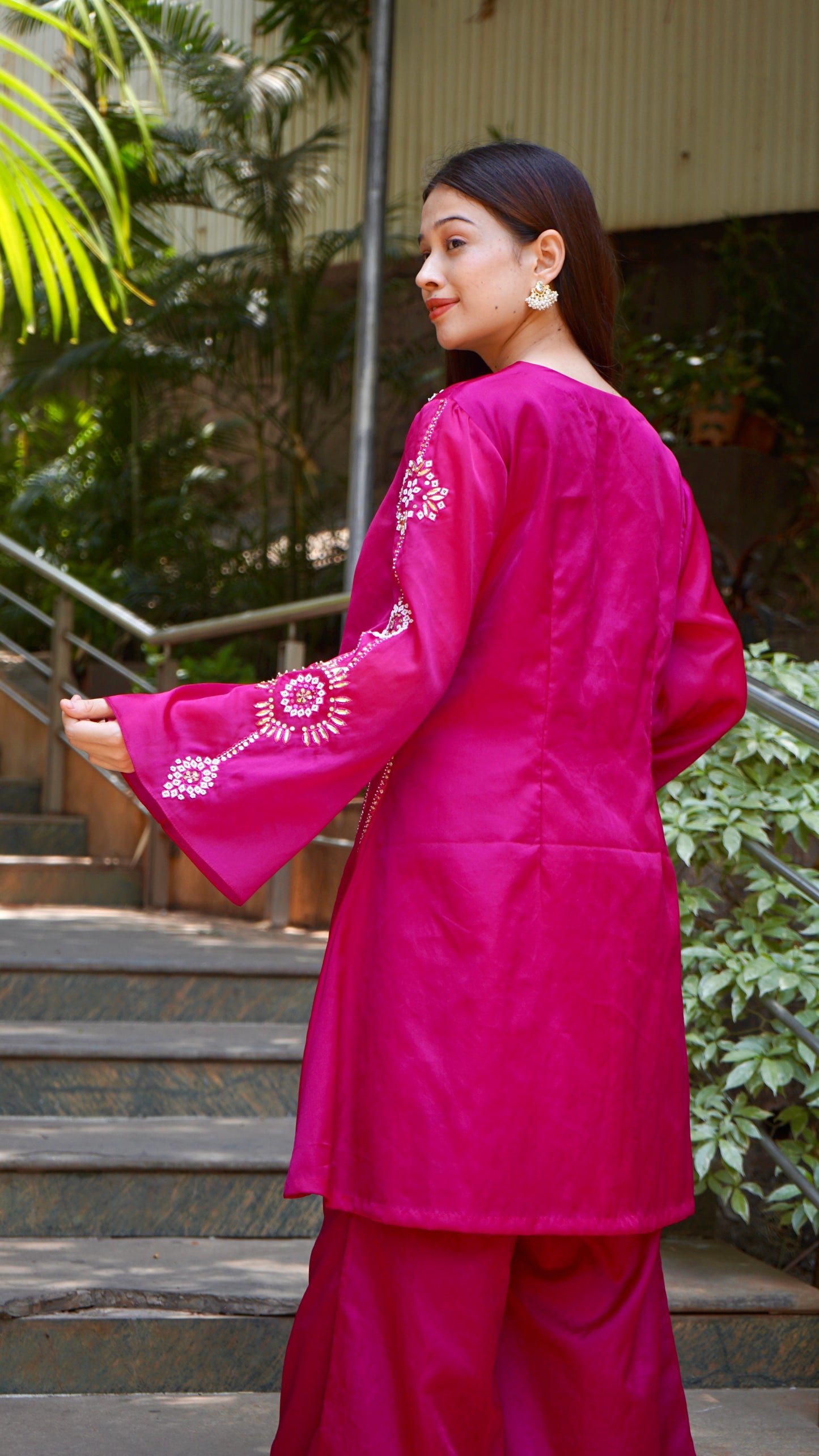 Pink Kurta with pants