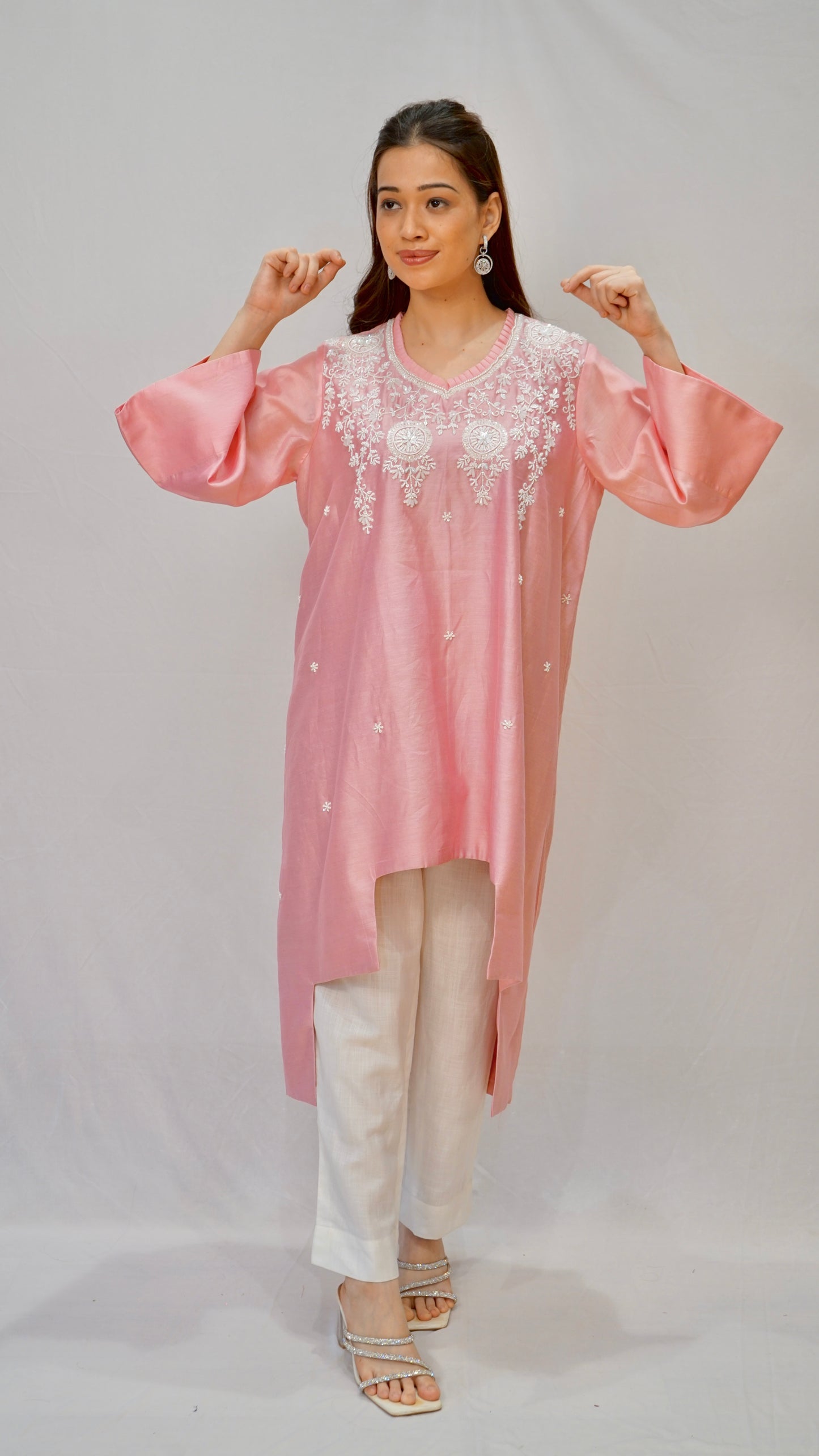 Baby pink Kurta