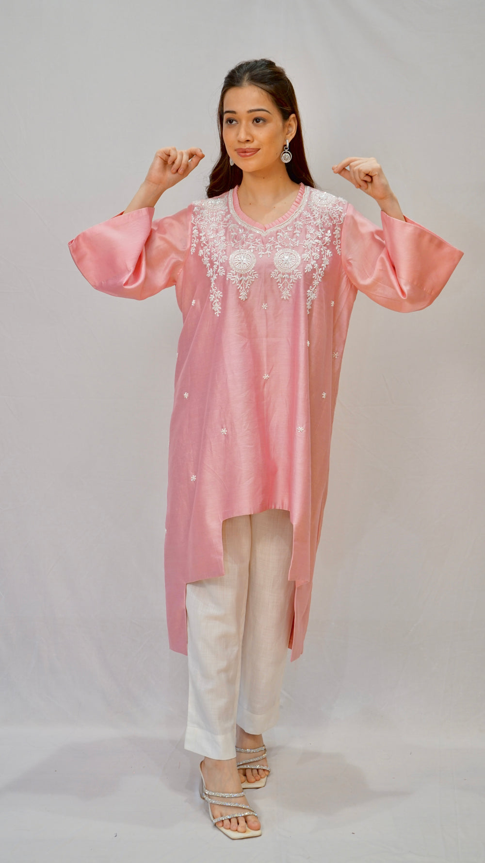 Baby pink Kurta