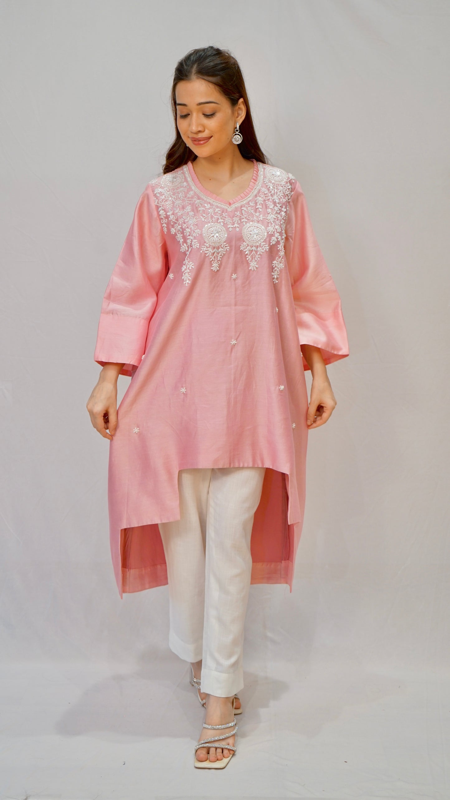 Baby pink Kurta