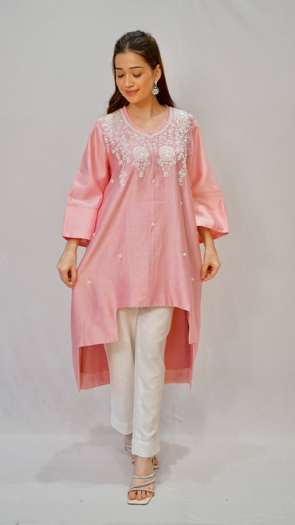 Baby pink Kurta