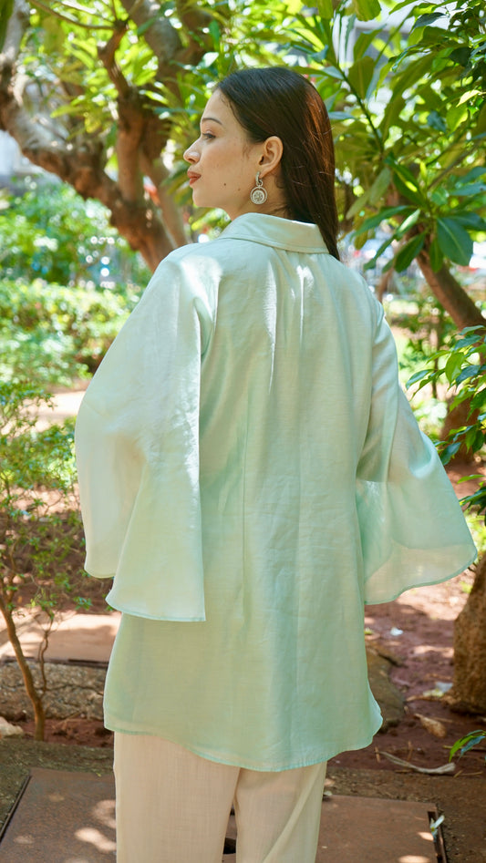 Mint Green light self Work Top