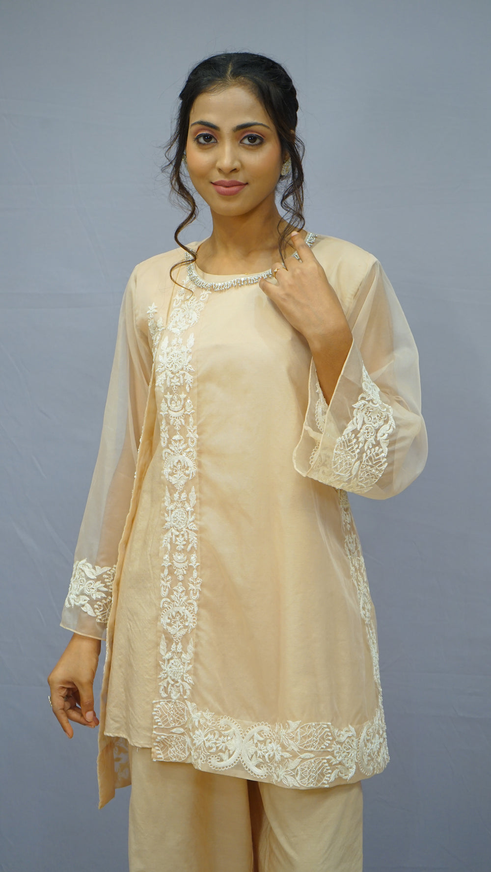 beige co-ord set