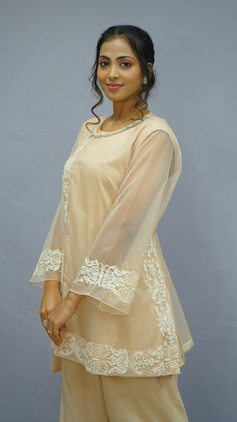 beige co-ord set