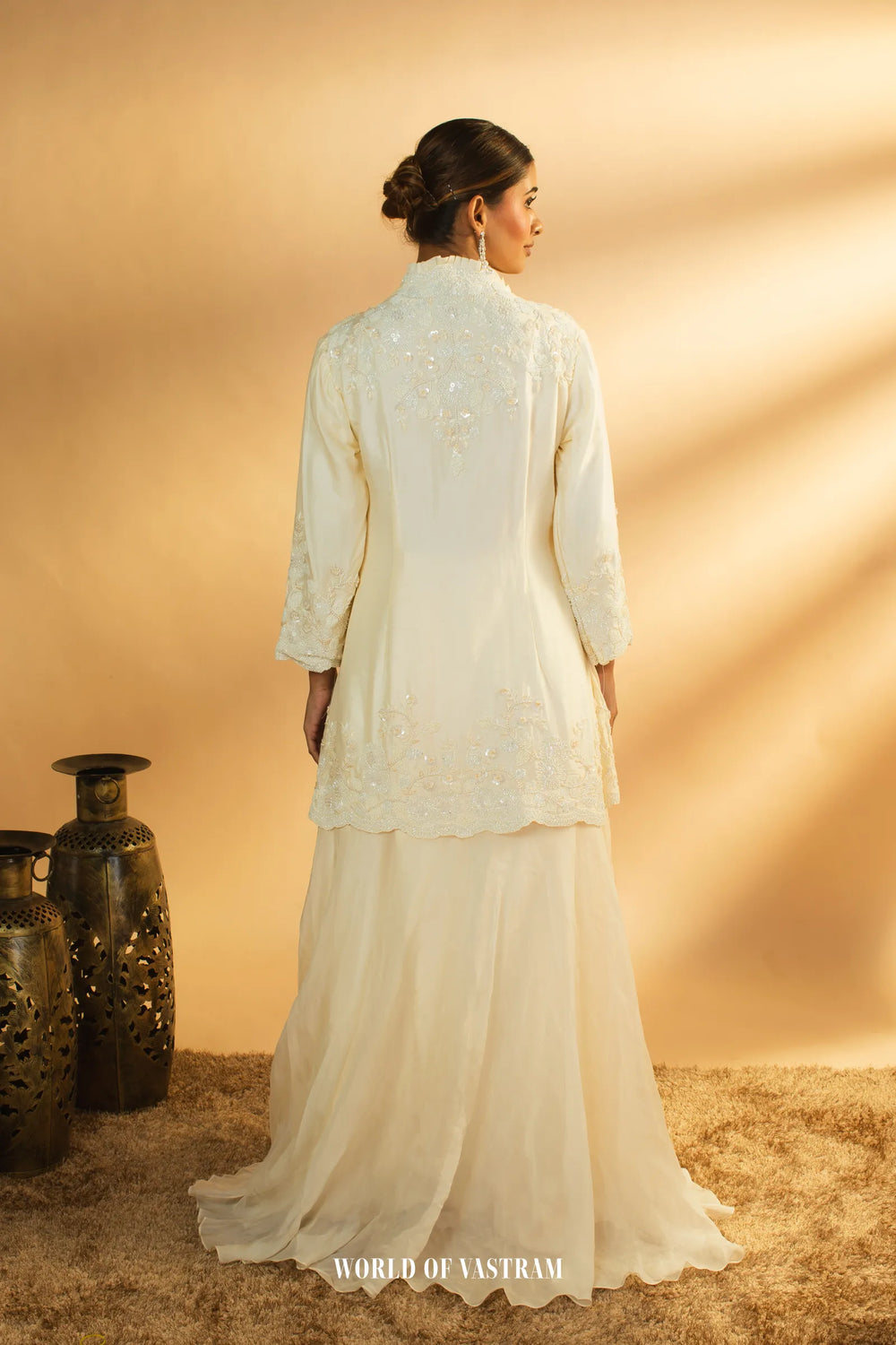 Ivory Sharara Set