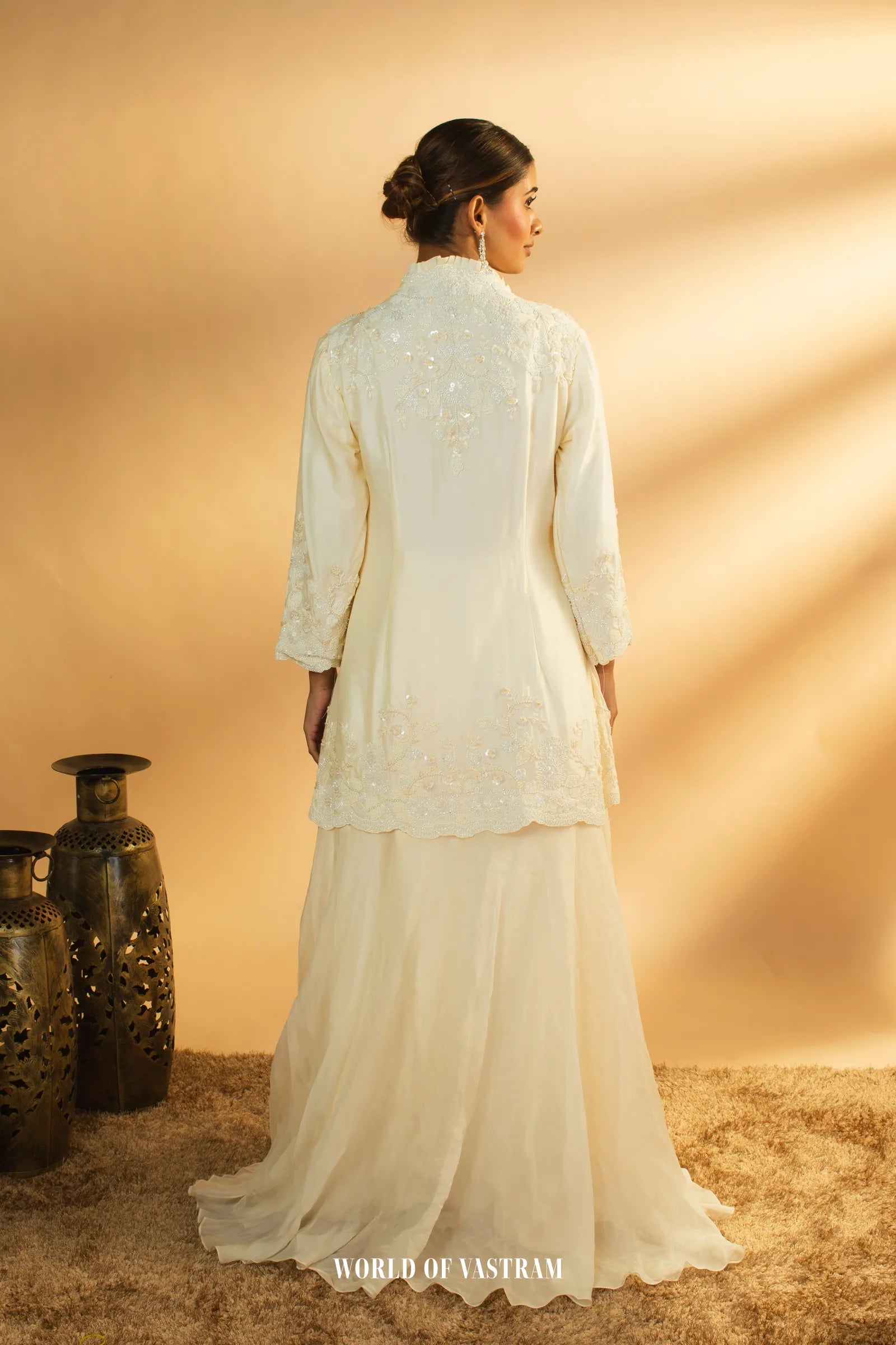 Ivory Sharara Set