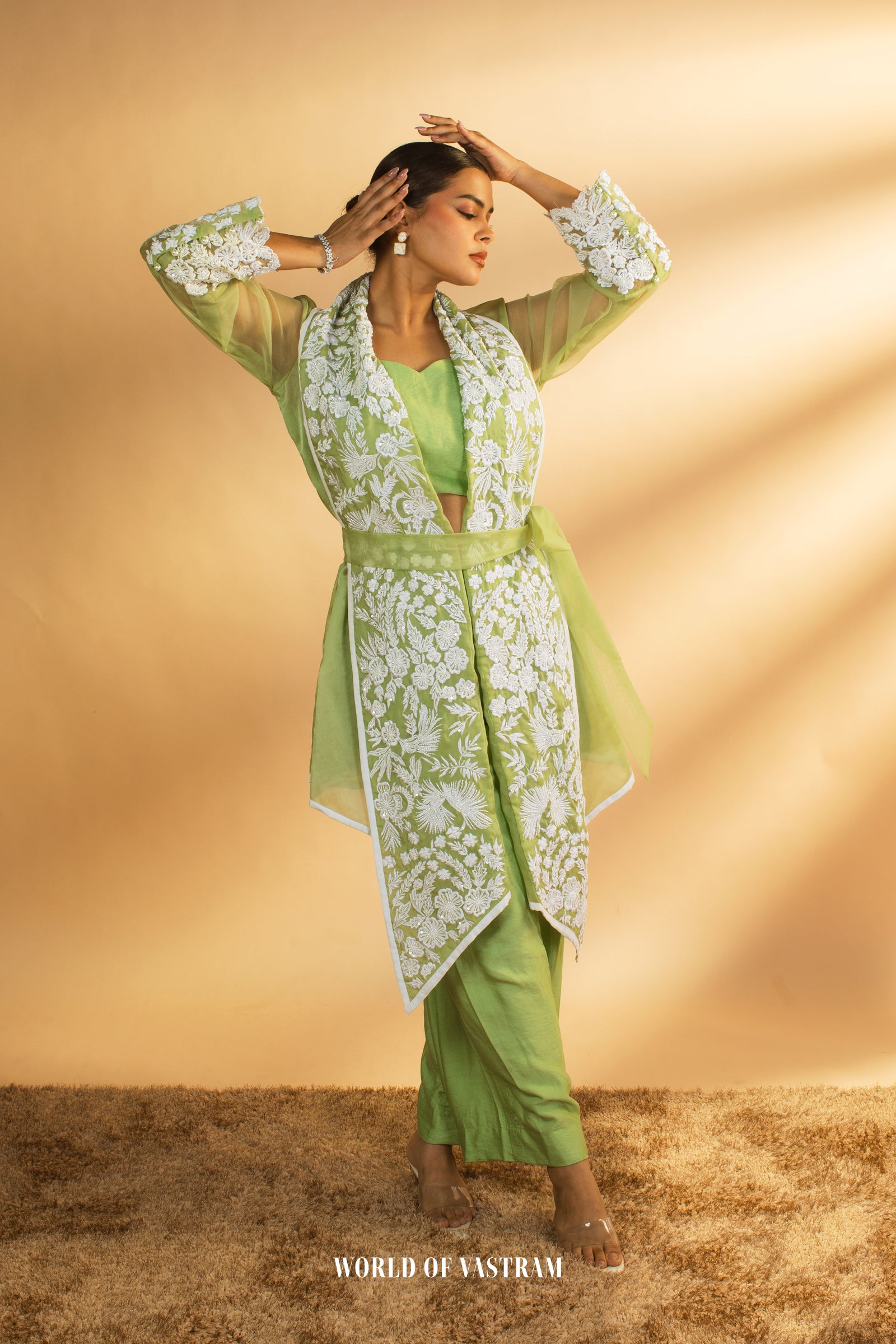Gulbahar Lime Co-ord Set