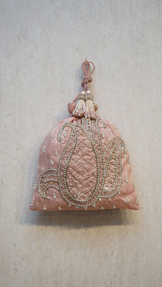 Blush Pink Potli Bag