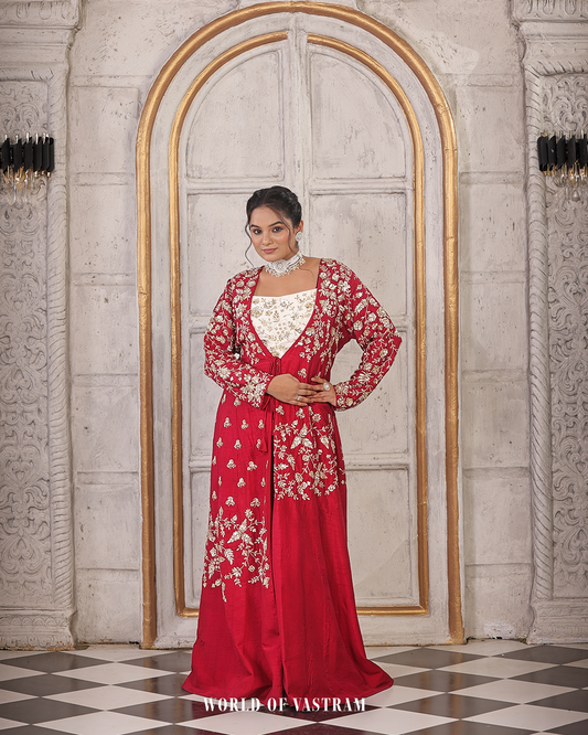 Gown Style Cape Dress