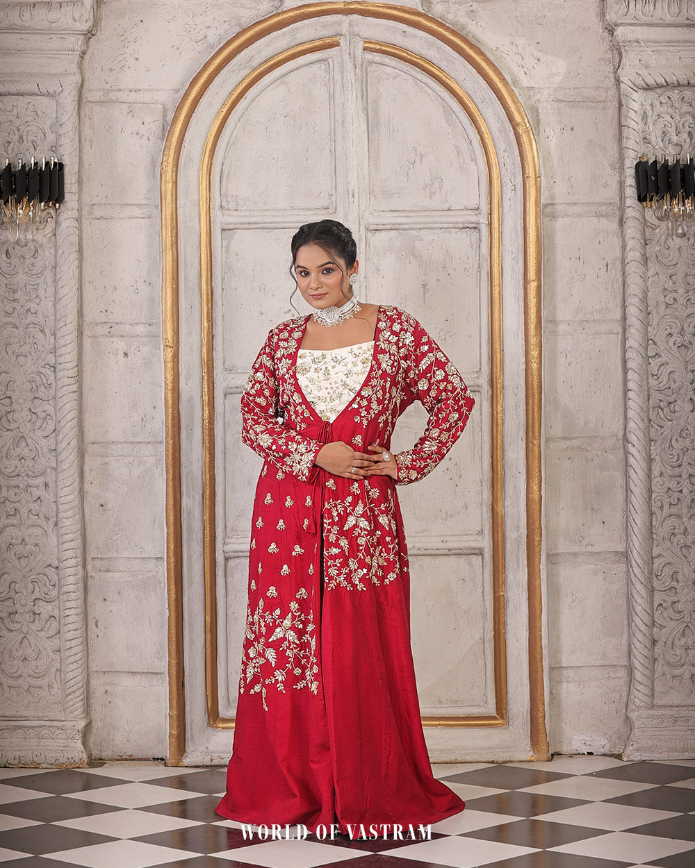 Gown Style Cape Dress