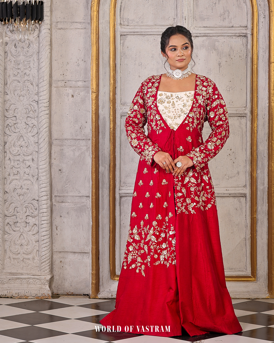 Gown Style Cape Dress