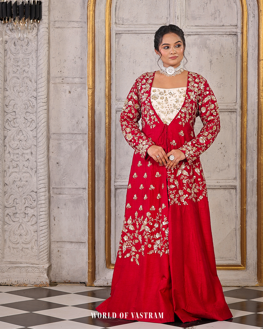 Gown Style Cape Dress