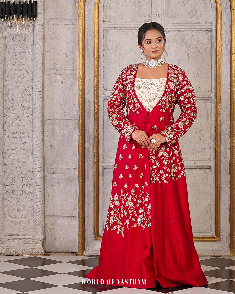 Gown Style Cape Dress