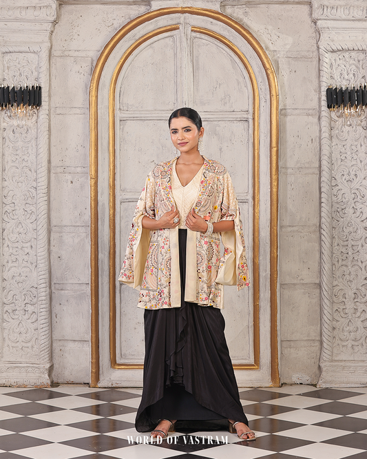 Off White Colorful work Blazer dress + Skirt