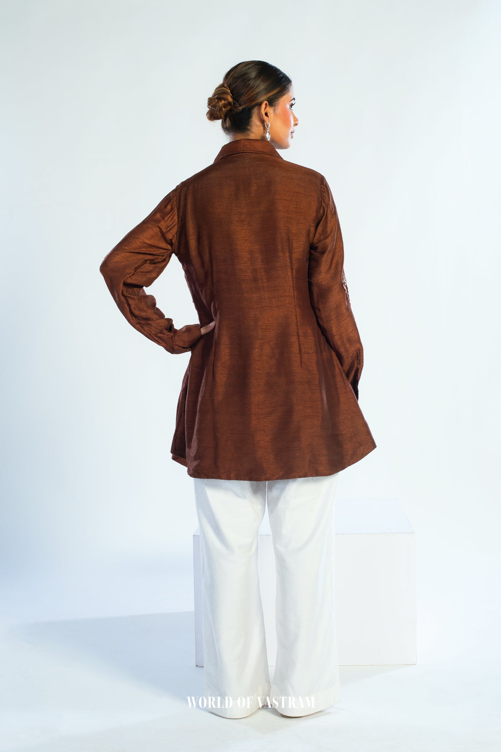 Mocha Blossom Top