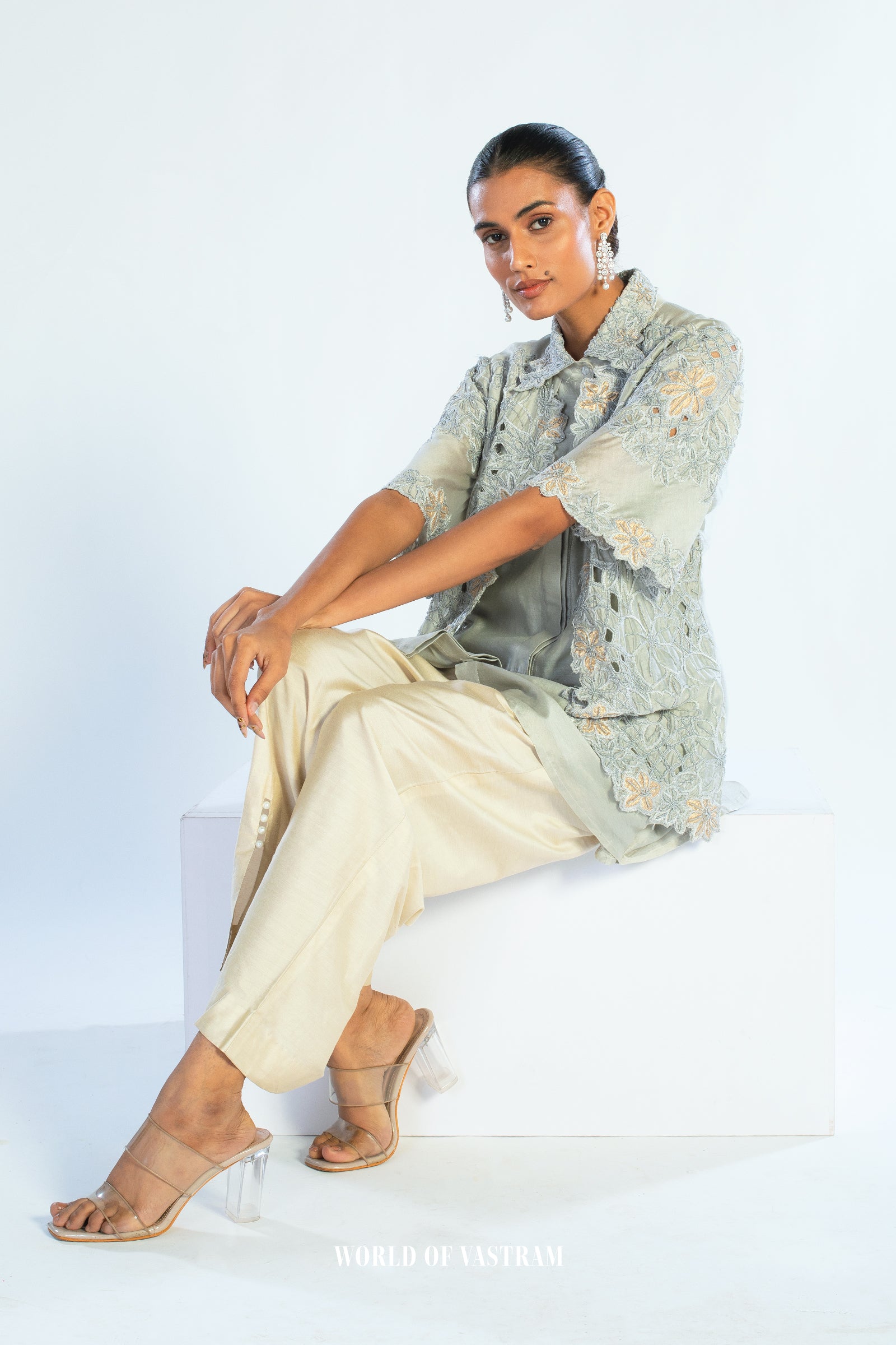 Celeste Bloom Overlay Top