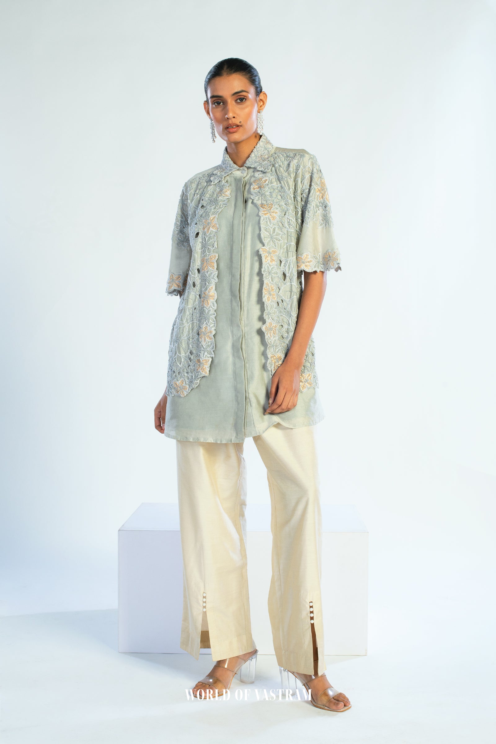 Celeste Bloom Overlay Top