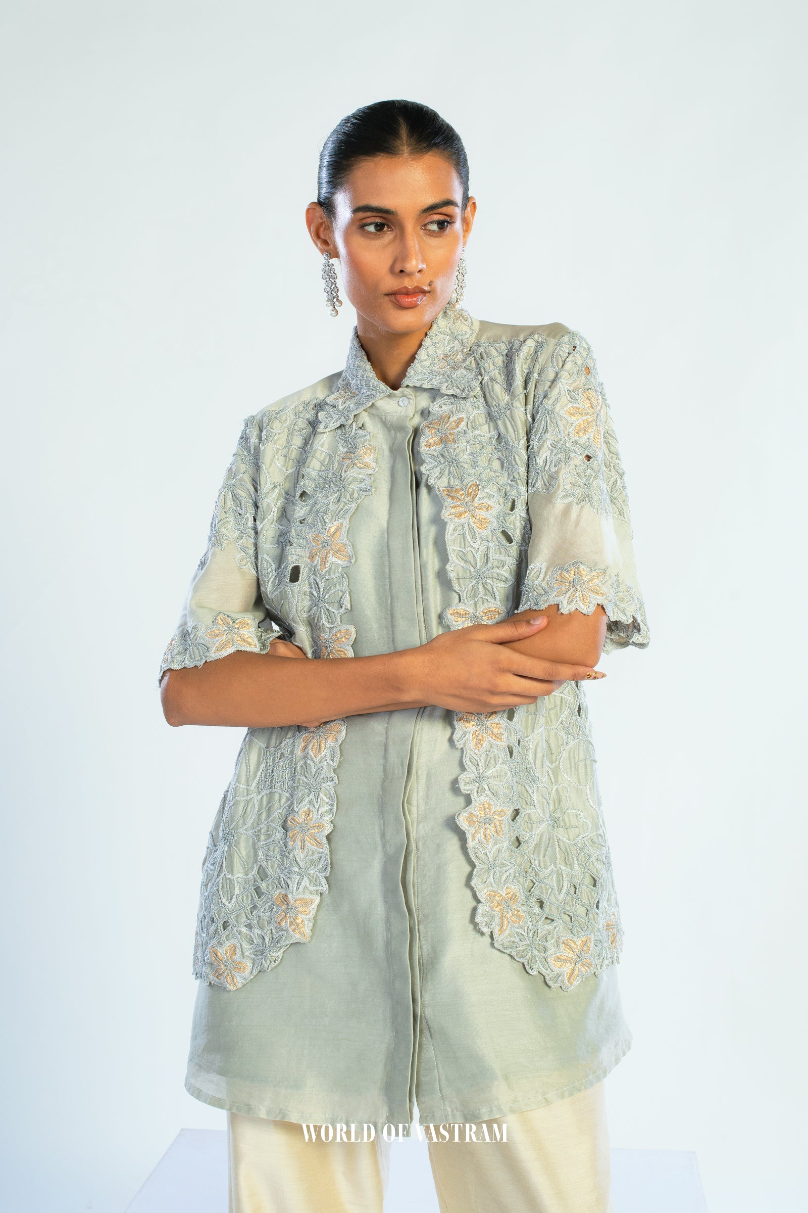 Celeste Bloom Overlay Top