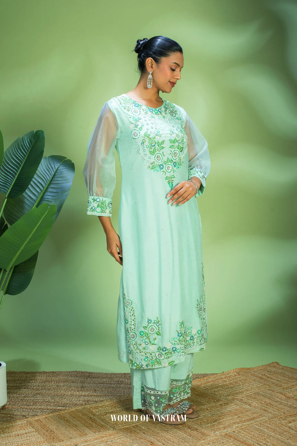 Mint  Kurta Set