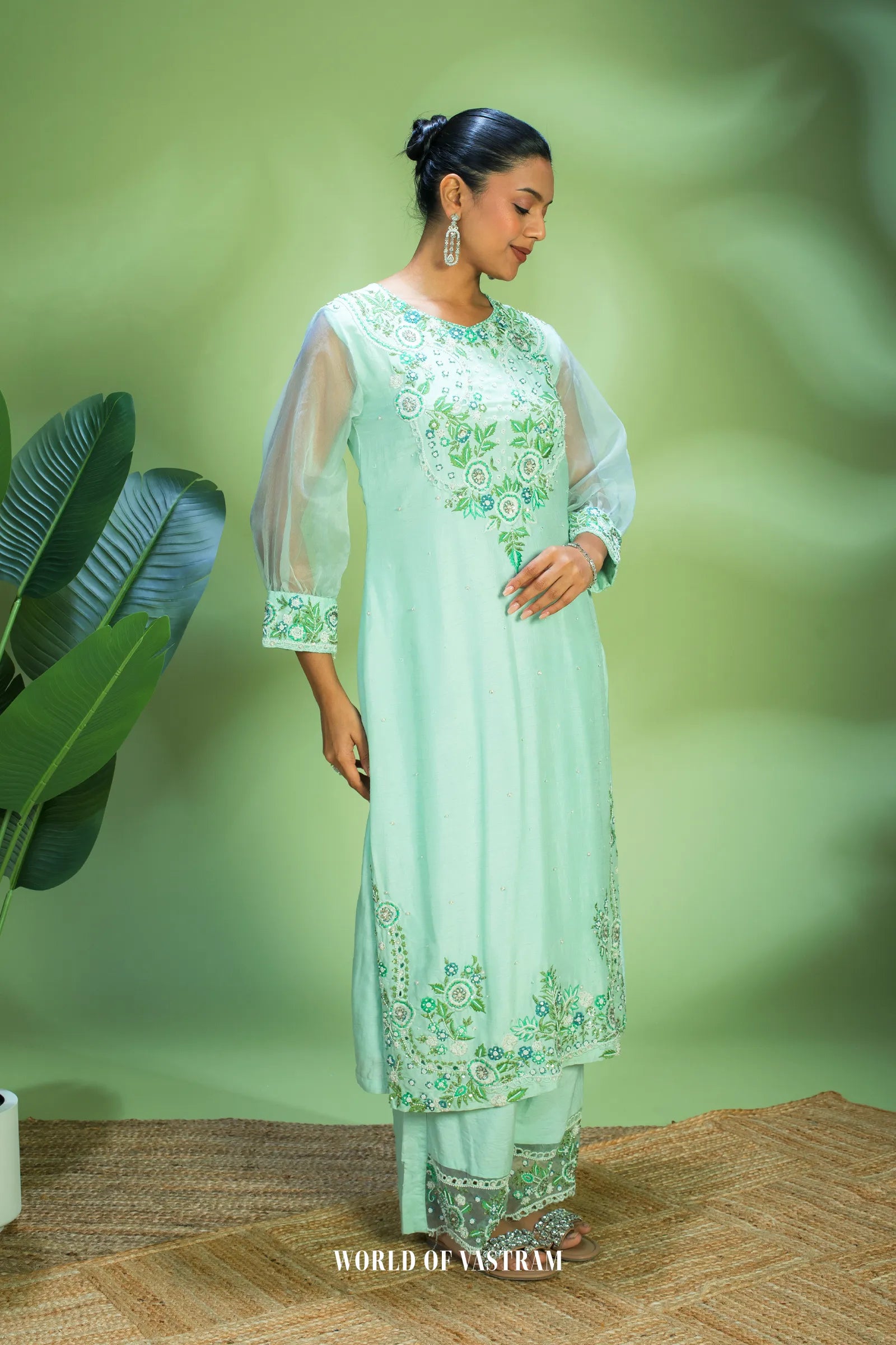 Mint  Kurta Set