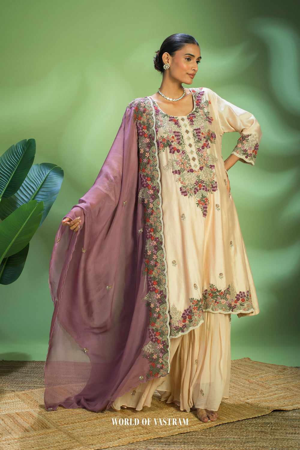 Embroidered Kurta Set