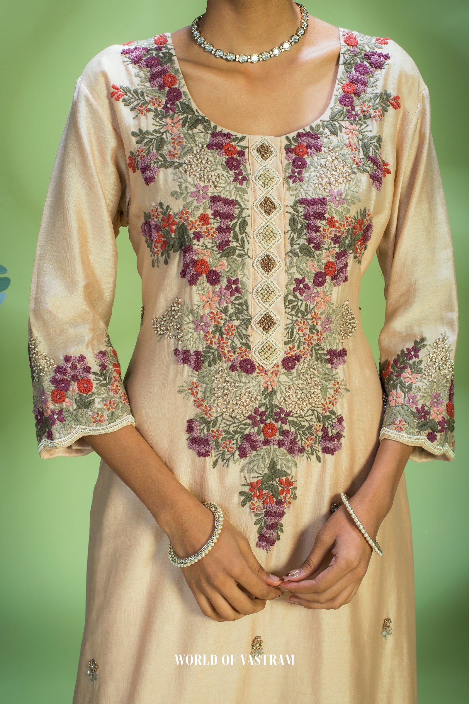 Embroidered Kurta Set