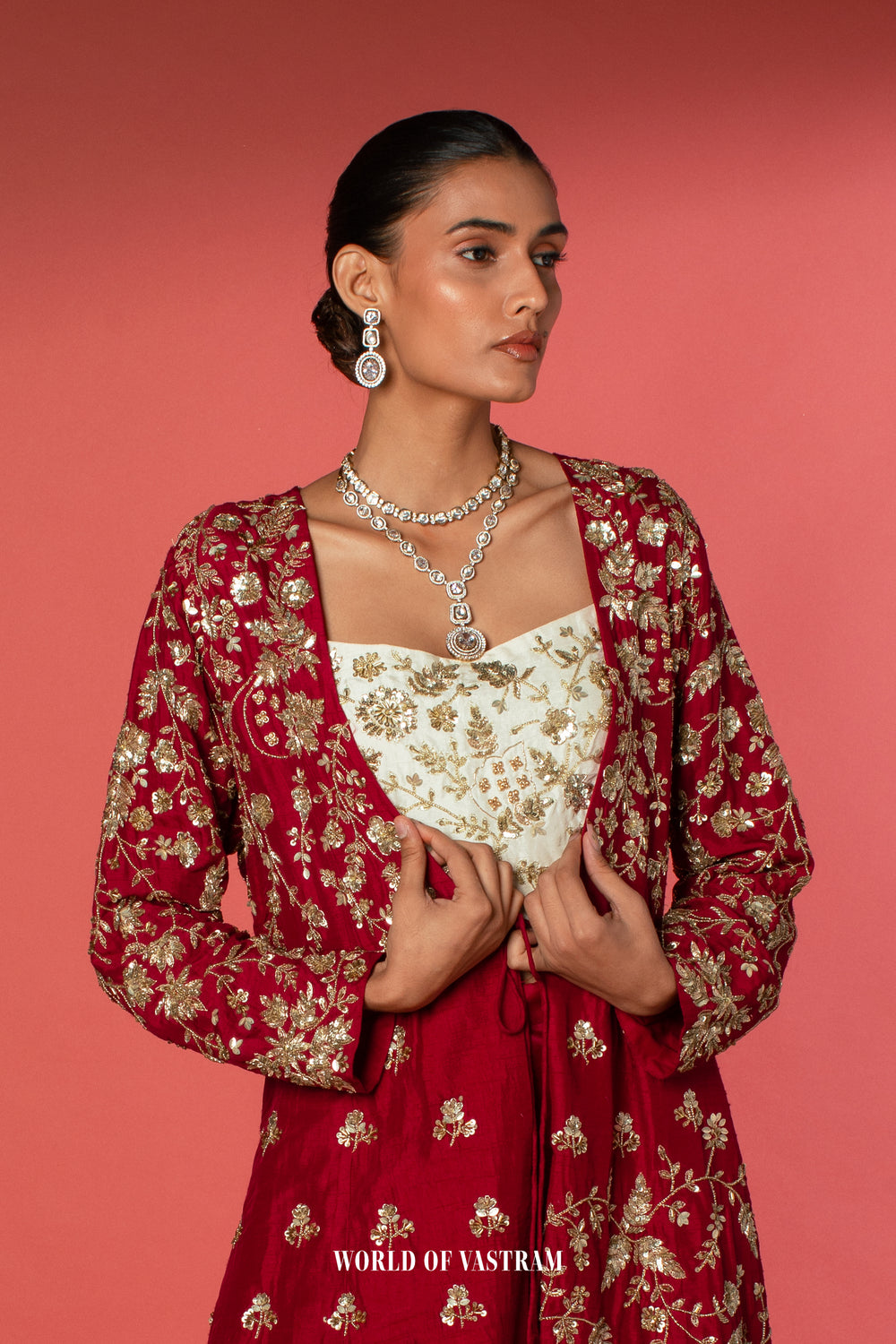 Gown Style Cape Dress