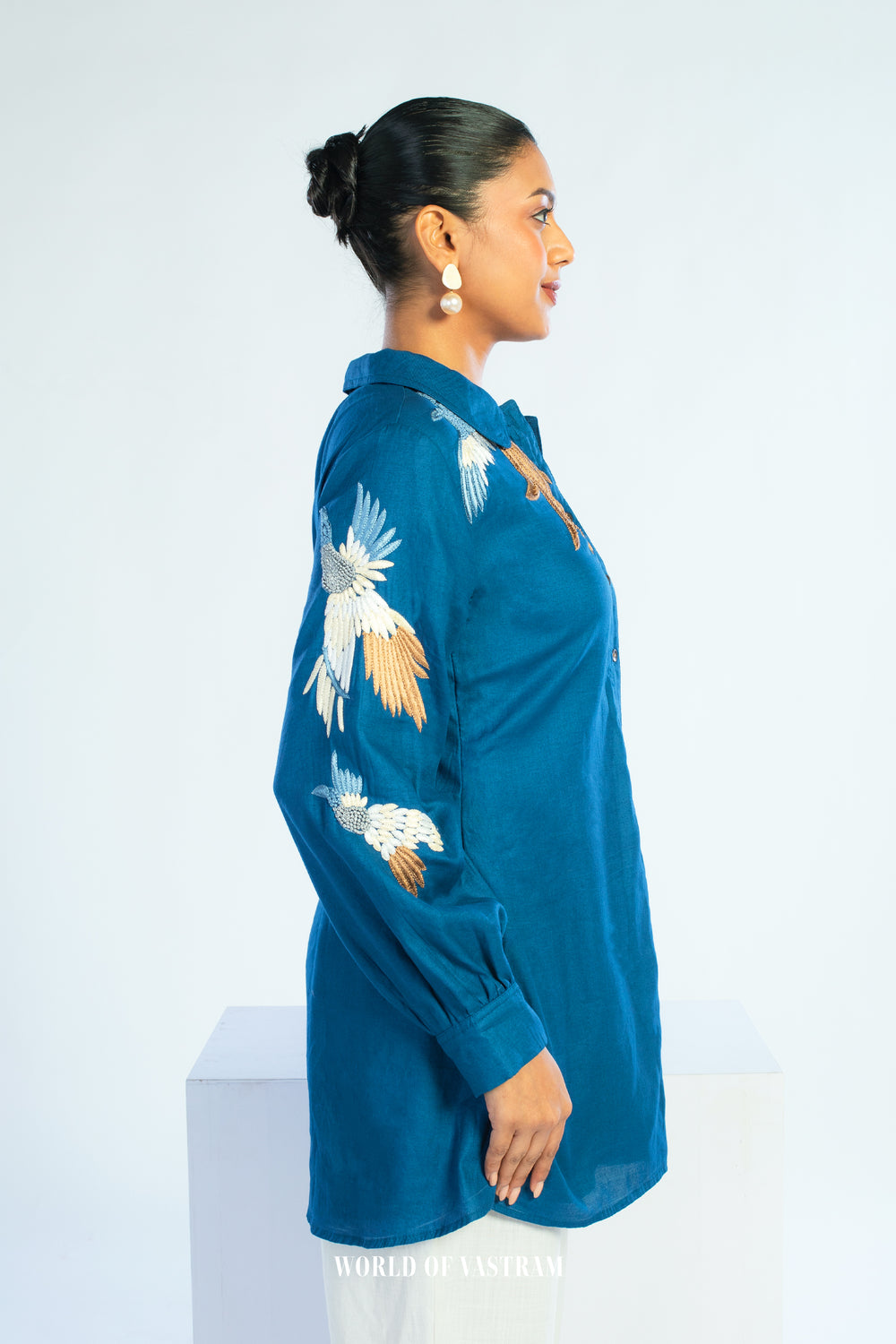 Sapphire Bloom top