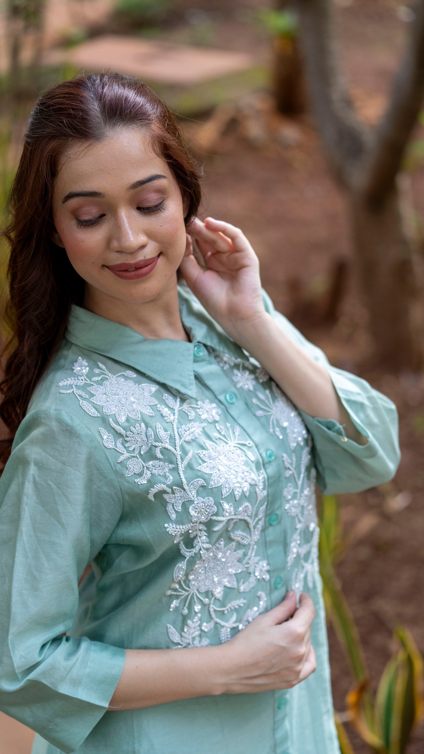 Mint green Top